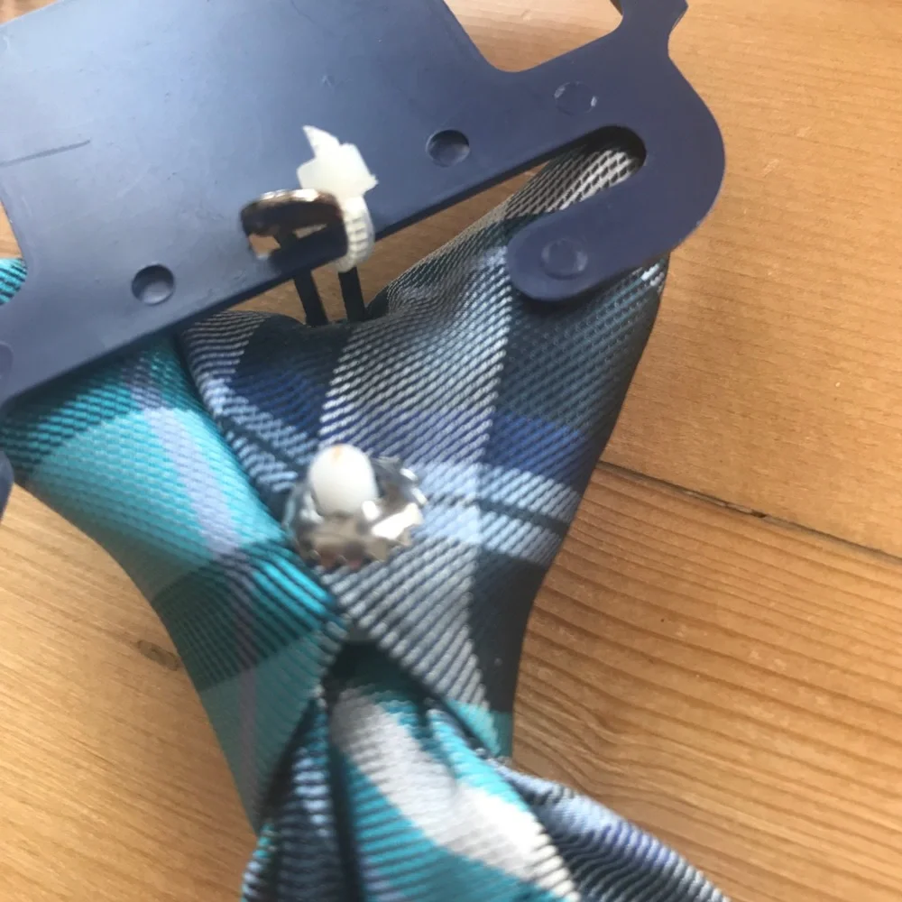 Chaps NWOT Boys clip on teal blue tie